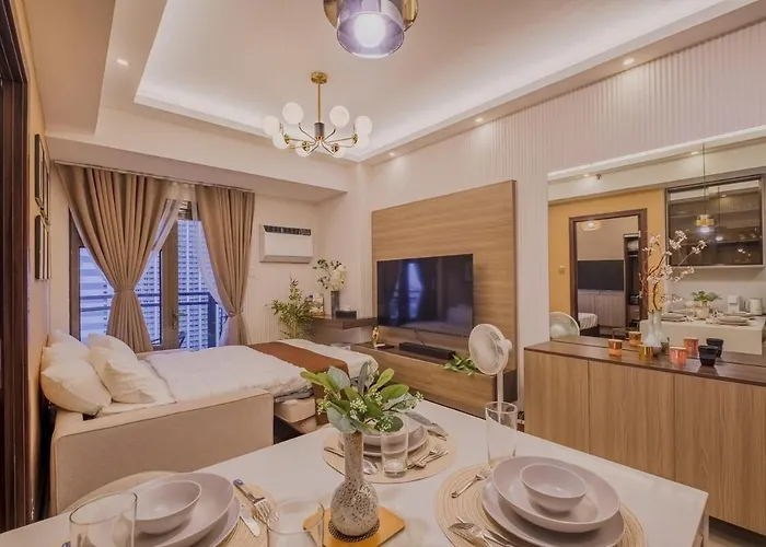 Ec Modern 1br W Balcony In Pasay Apartment Manila